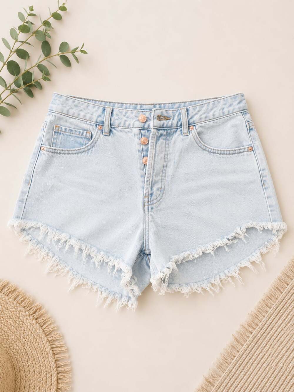 Wild Fable Low Waist Denim Shorts - Sportster Blue